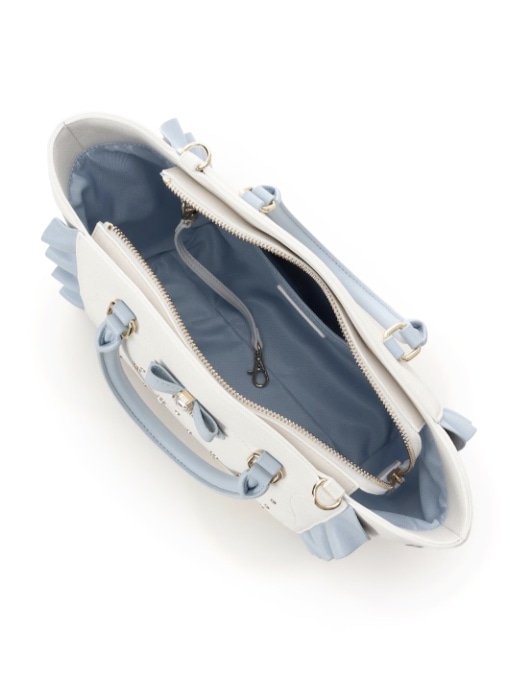 リボンジュエリーフラッター（小）【ライトブルー】 ライトブルー