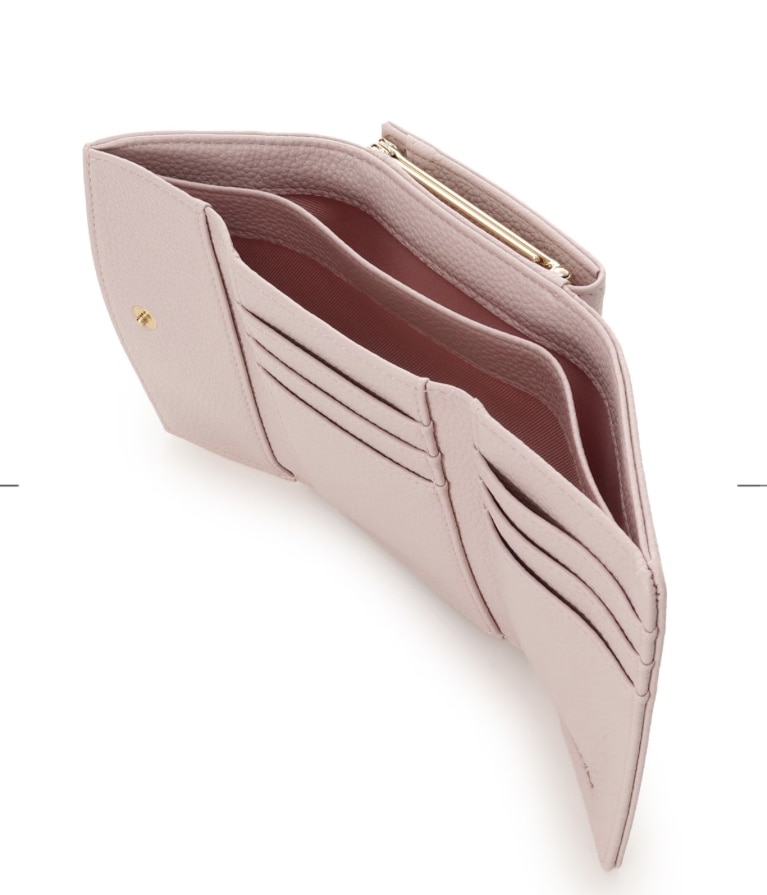 ブロッサムリボン折財布　【ピンク】 ピンク