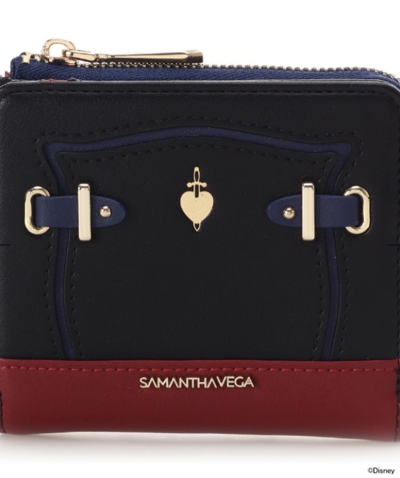 ディズニーヴィランズコレクション 「エヴィルクイーン」折財布 ブラック