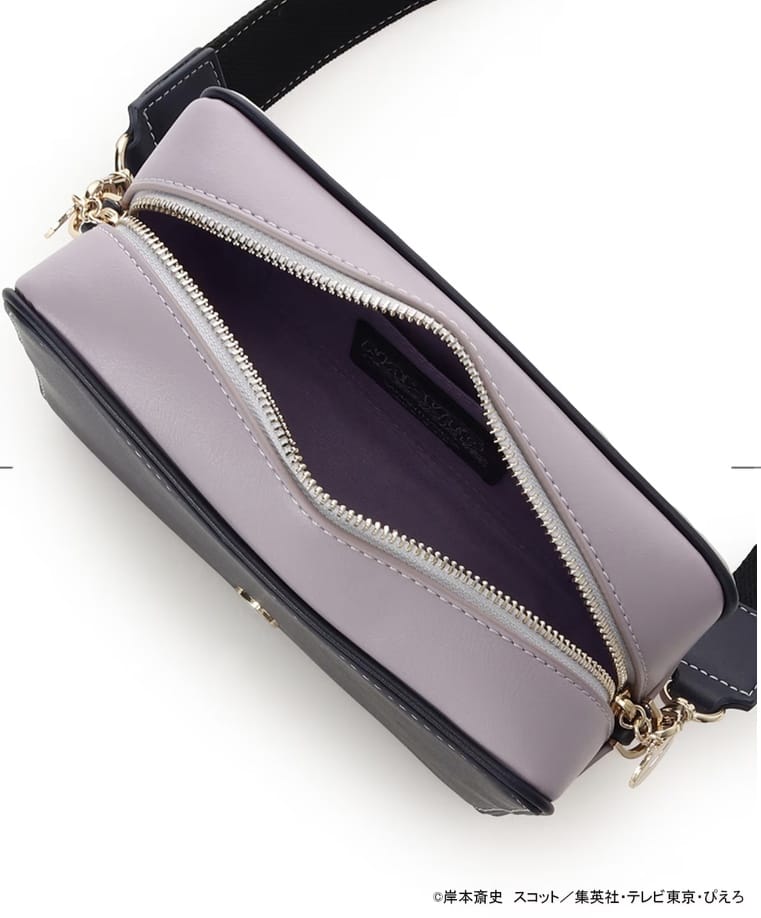 『NARUTO-ナルト- 疾風伝』コラボコレクション「うちはサスケ」ショルダーバッグ【ネイビー】 ネイビー