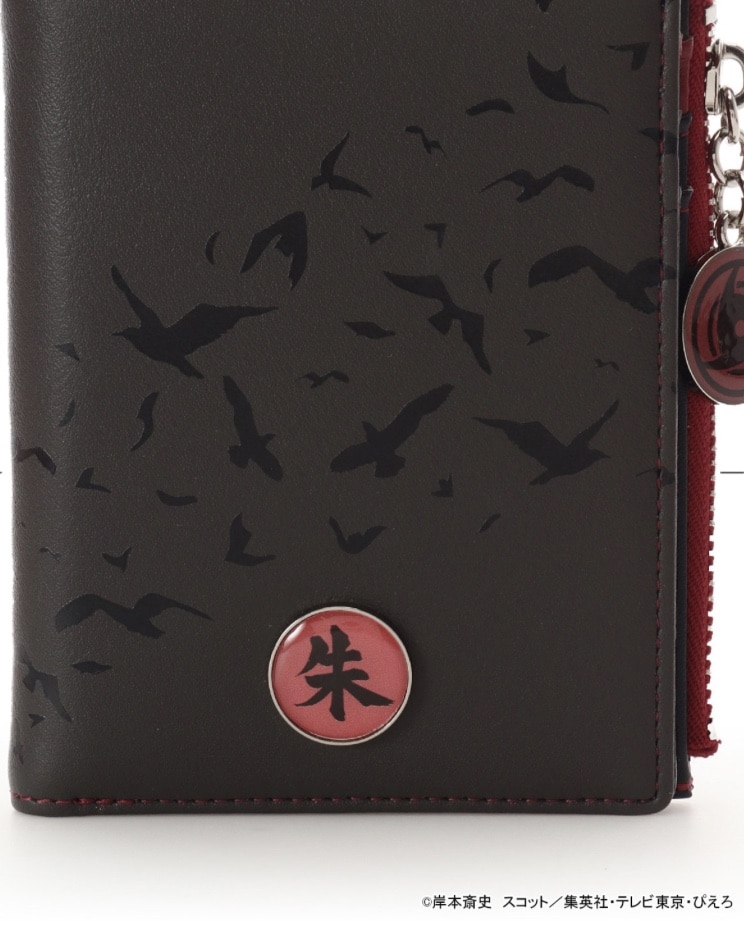 『NARUTO-ナルト- 疾風伝』コラボコレクション「うちはイタチ」折財布【ブラック】 ブラック