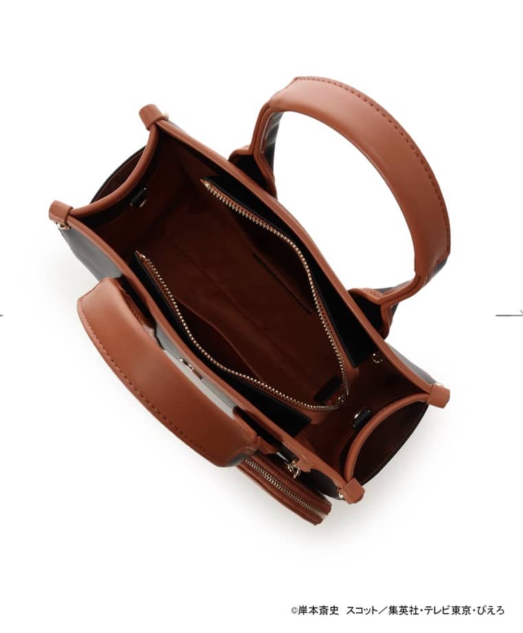 『NARUTO-ナルト- 疾風伝』コラボコレクション「うずまきナルト」 ハンドバッグ【2025年12月中旬以降順次発送予約商品】 ブラック