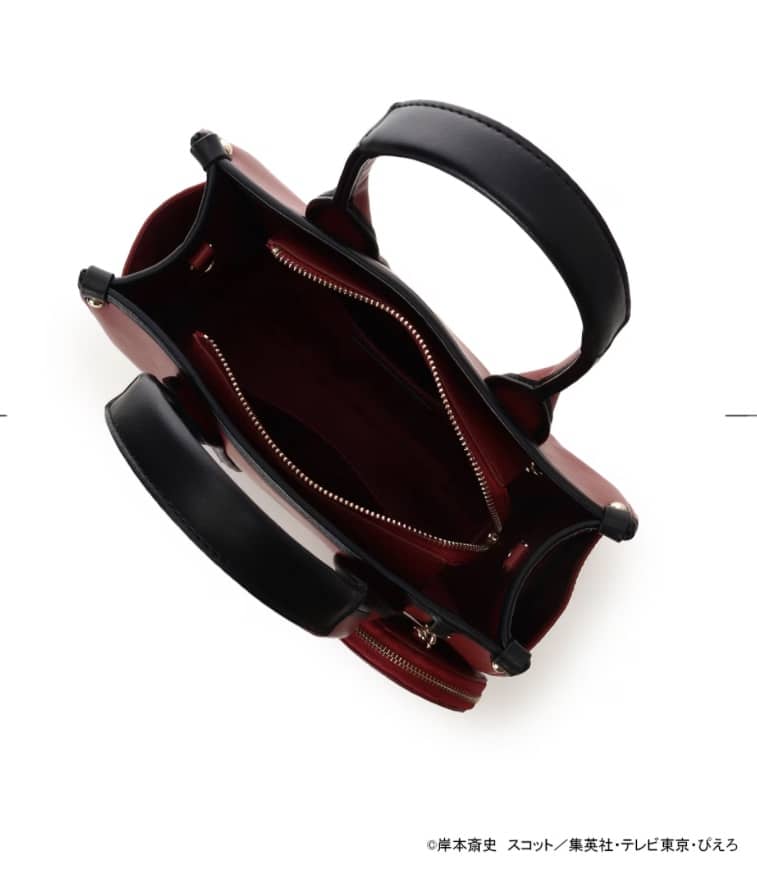 『NARUTO-ナルト- 疾風伝』コラボコレクション「我愛羅」 ハンドバッグ【2025年12月中旬以降順次発送予約商品】 レッド