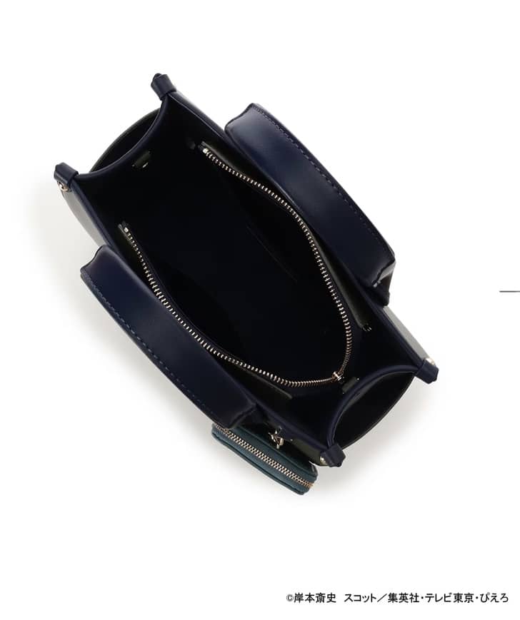 『NARUTO-ナルト- 疾風伝』コラボコレクション「はたけカカシ」 ハンドバッグ【2025年12月中旬以降順次発送予約商品】 カーキ