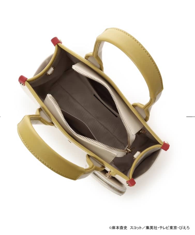 『NARUTO-ナルト- 疾風伝』コラボコレクション「波風ミナト」 ハンドバッグ【2025年12月中旬以降順次発送予約商品】 オフホワイト