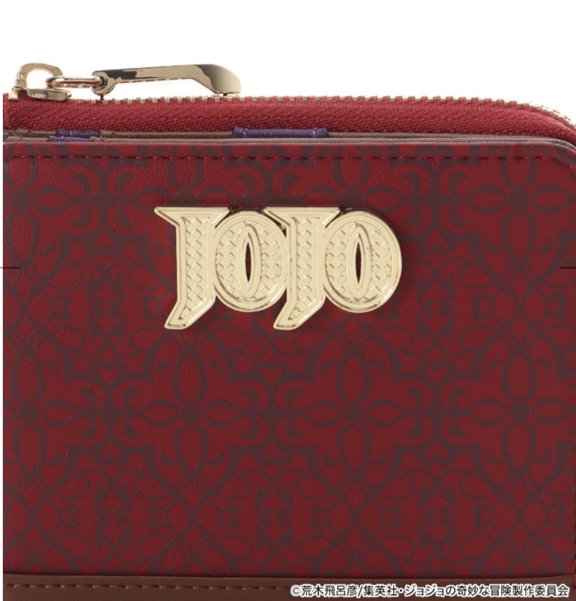 アニメ『ジョジョの奇妙な冒険 ファントムブラッド』「ディオ・ブランドー」コラボコレクション　折財布　【ワインレッド】 ワインレッド