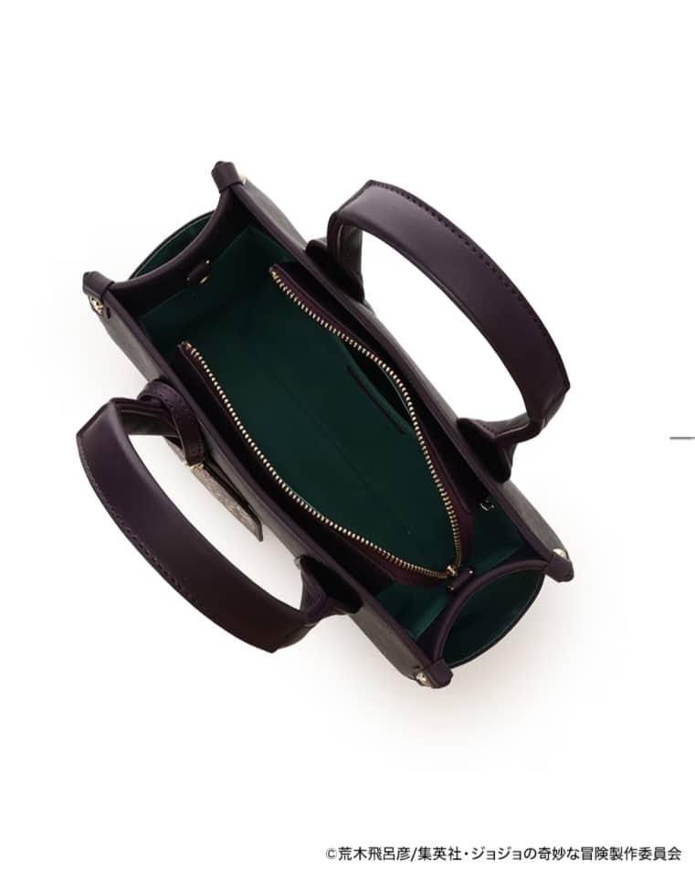 アニメ『ジョジョの奇妙な冒険 戦闘潮流』「カーズ」コラボコレクション　ハンドバッグ　【ブラック】 ブラック