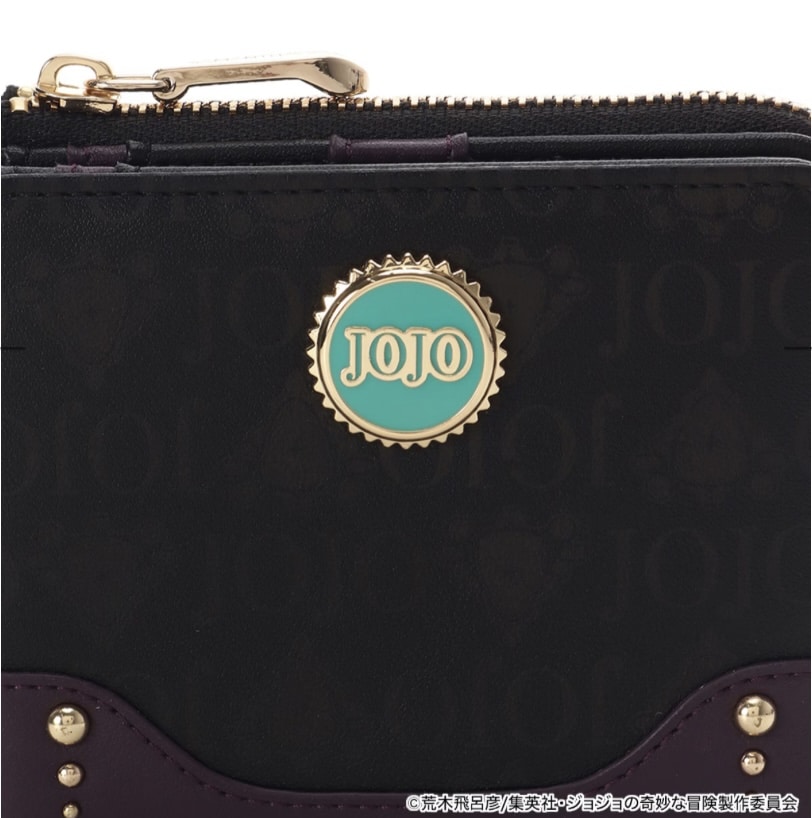 アニメ『ジョジョの奇妙な冒険 戦闘潮流』「カーズ」コラボコレクション　折財布 【ブラック】 ブラック