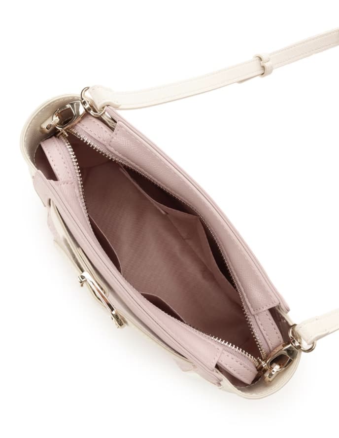 フロントバックルショルダーバッグ【ピンク】 ピンク