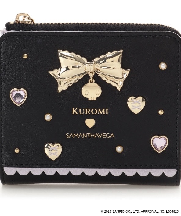「マイメロディ＆クロミ」コレクション　「クロミ」折財布 ブラック