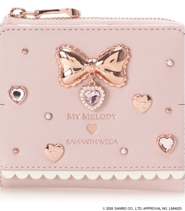 「マイメロディ＆クロミ」コレクション　「マイメロディ」折財布 ピンク