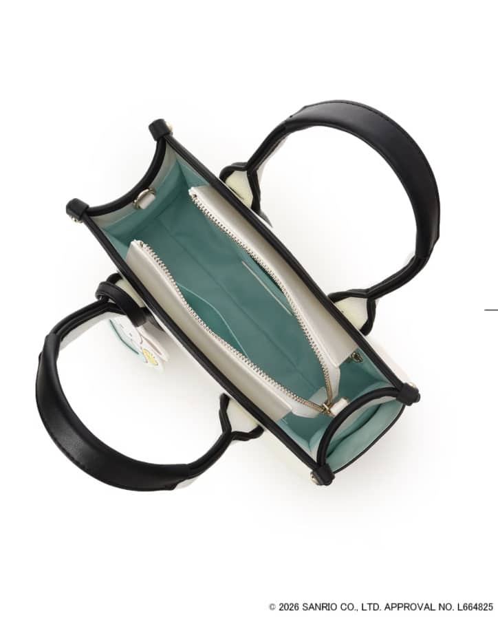 「ポチャッコ」コレクションハンドバッグ ホワイト