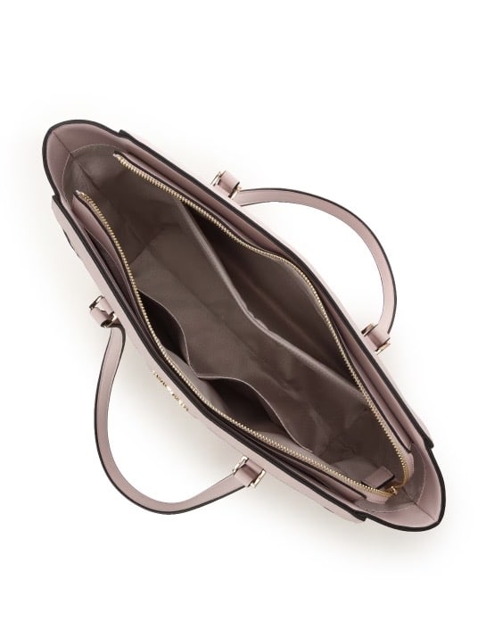 キルティングフェイクレザートートバッグ【ピンクベージュ】 ピンクベージュ