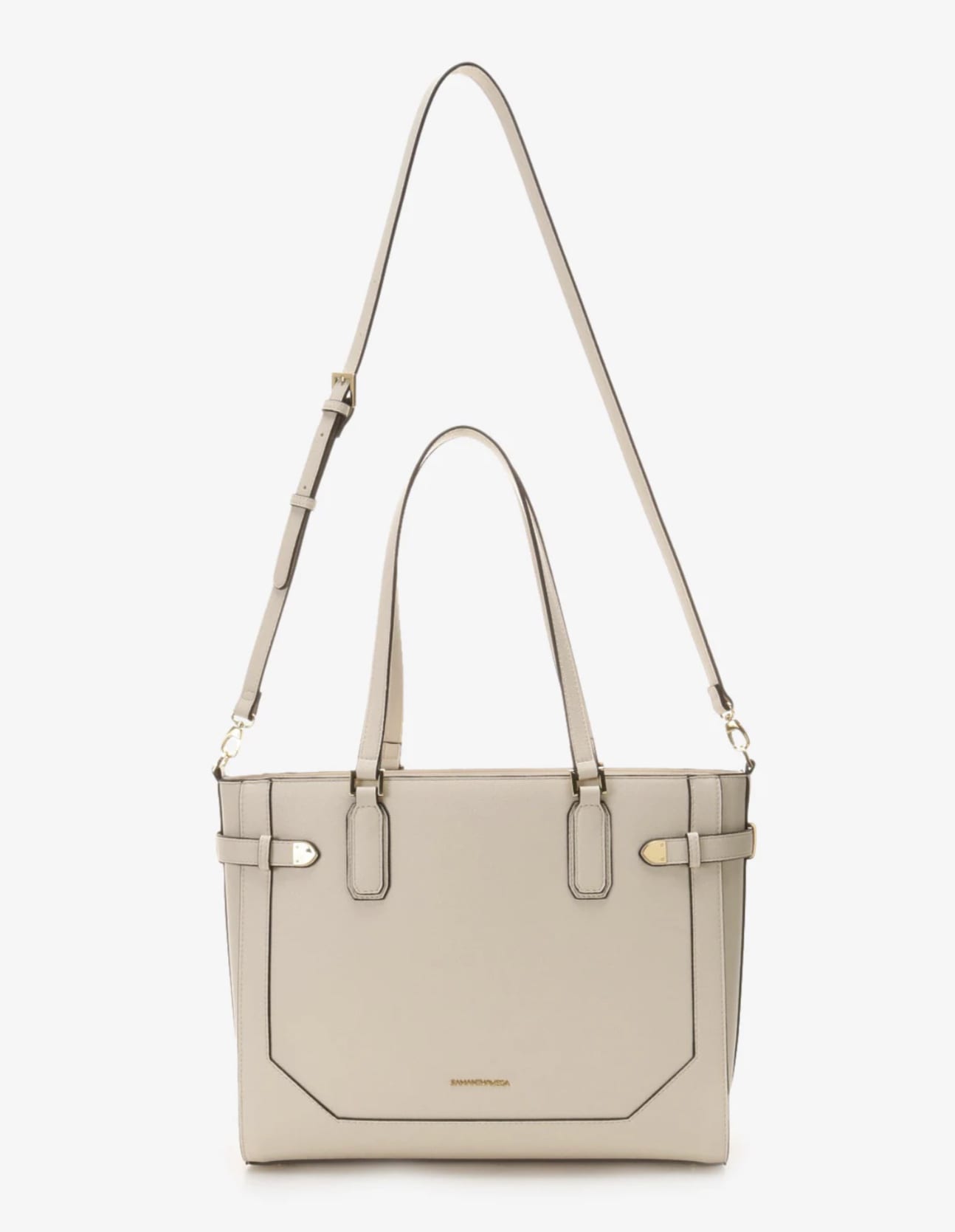  ベルト金具トートバッグ【オフホワイト】 オフホワイト