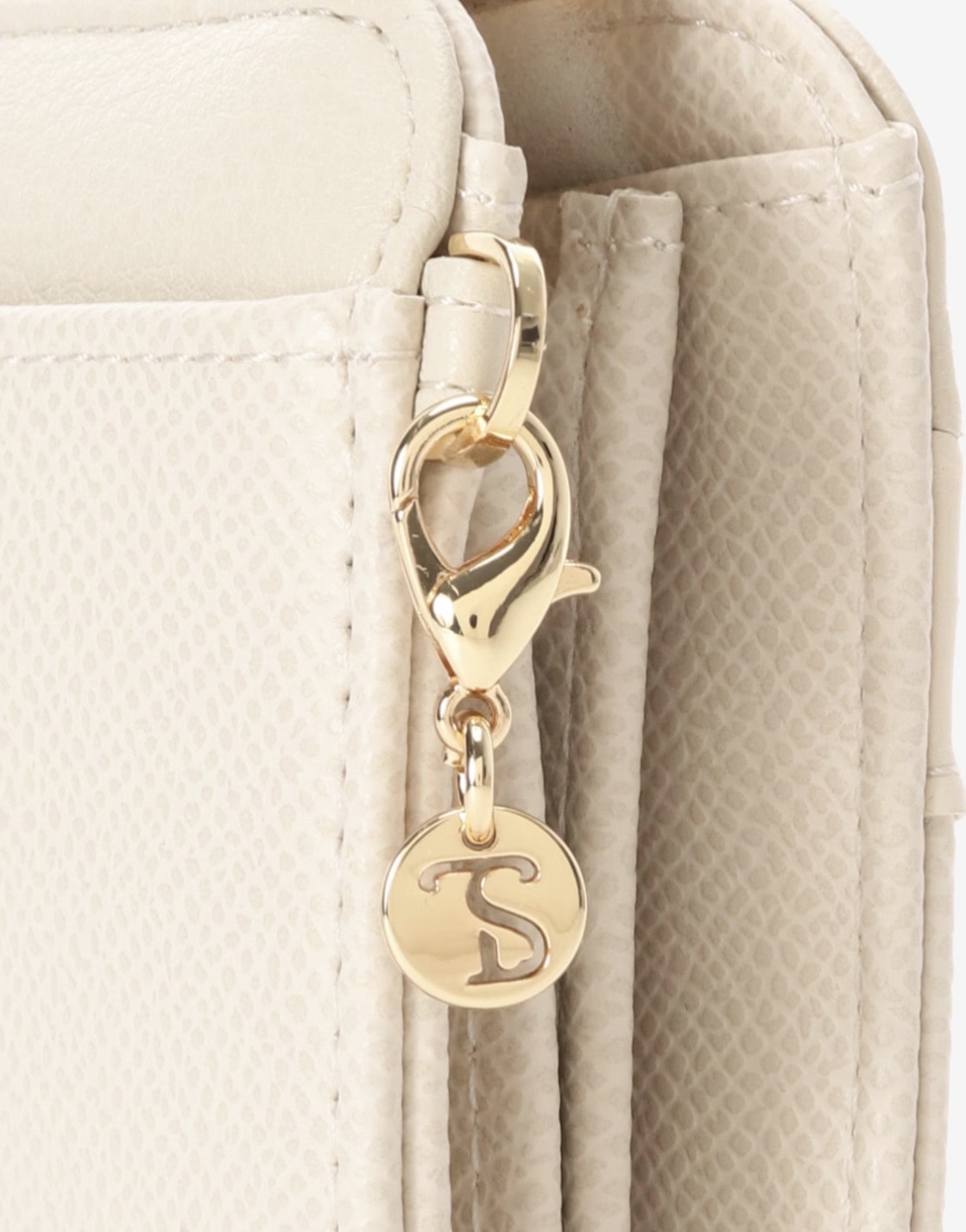 フロントリボンベルト長財布【オフホワイト】 オフホワイト