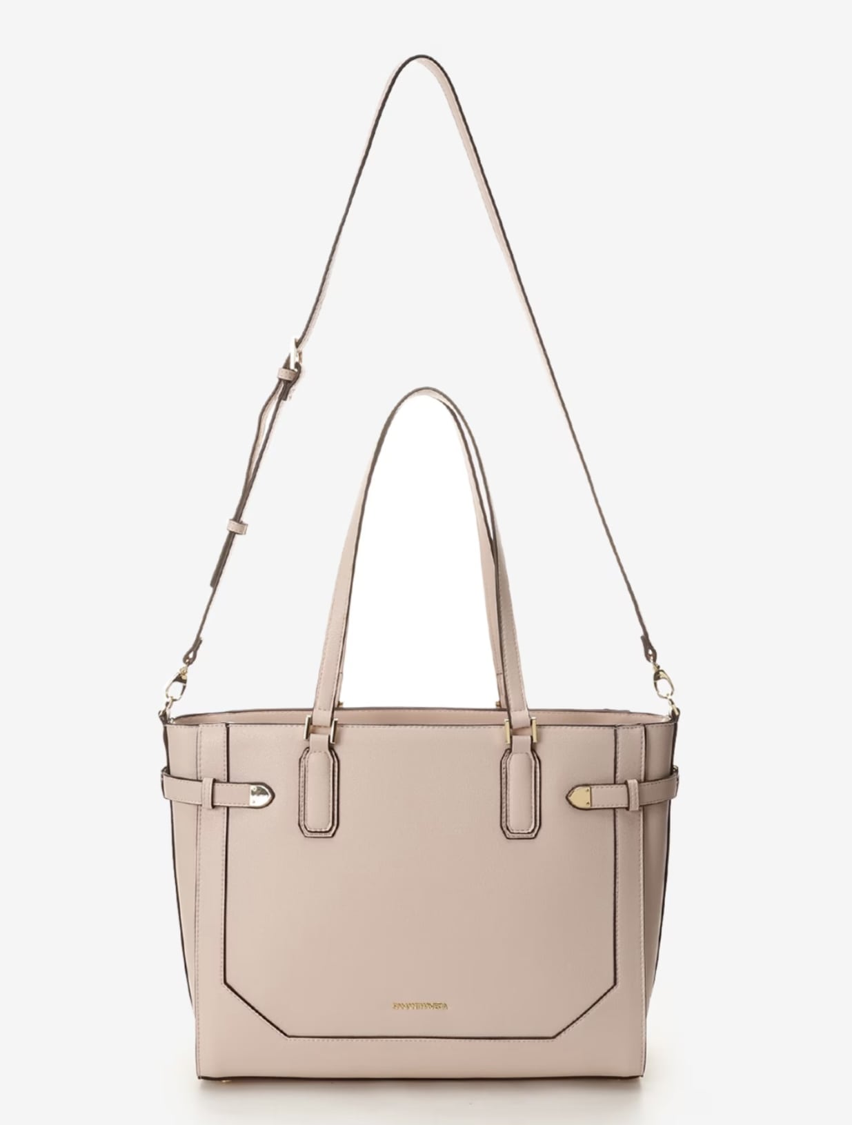 ベルト金具トートバッグ【ピンク】 ピンク