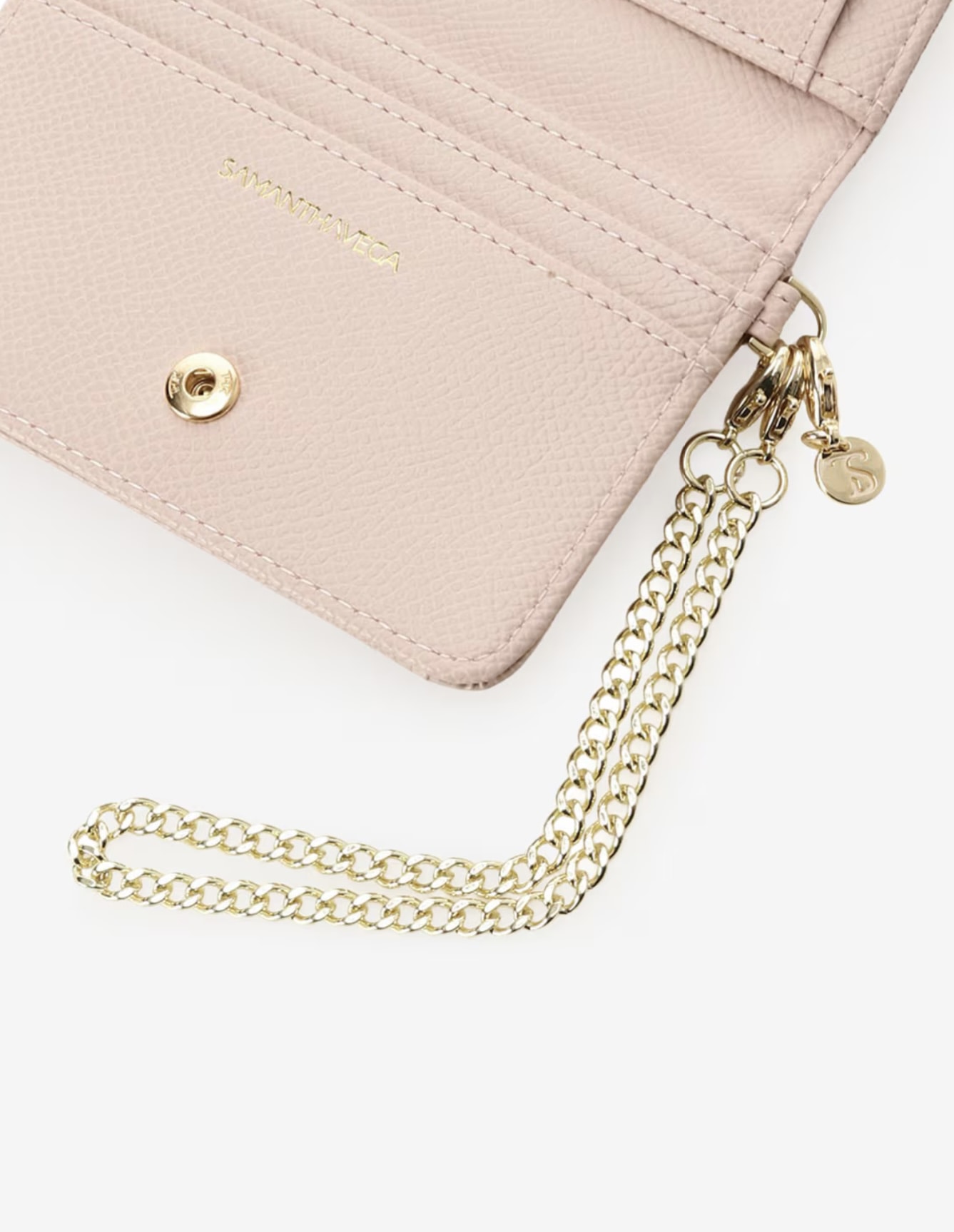 バンブーアクセントリボンパスケース【ピンク】 ピンク