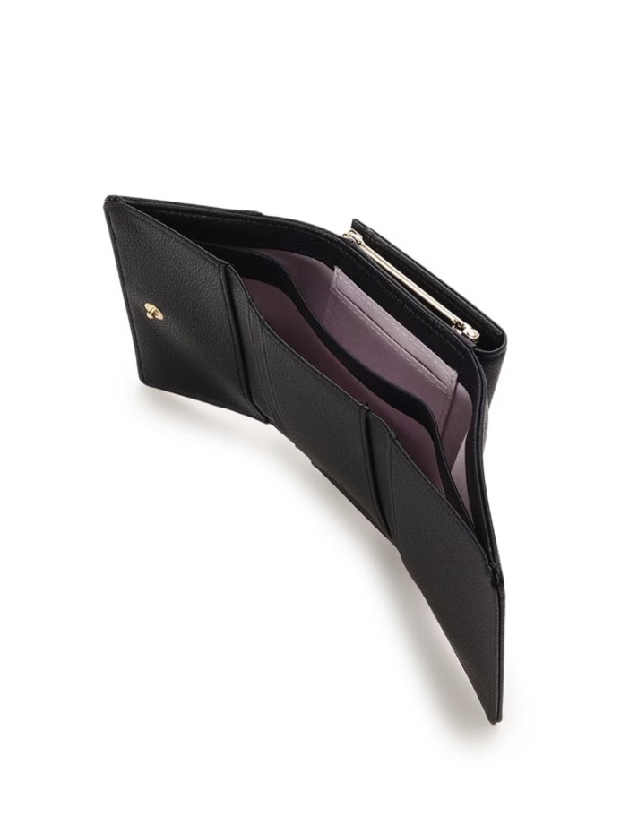 ハートベルト折財布【ブラック】 ブラック