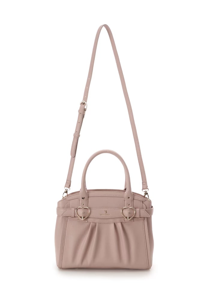 ハートベルトハンドバッグ【ピンク】 ピンク