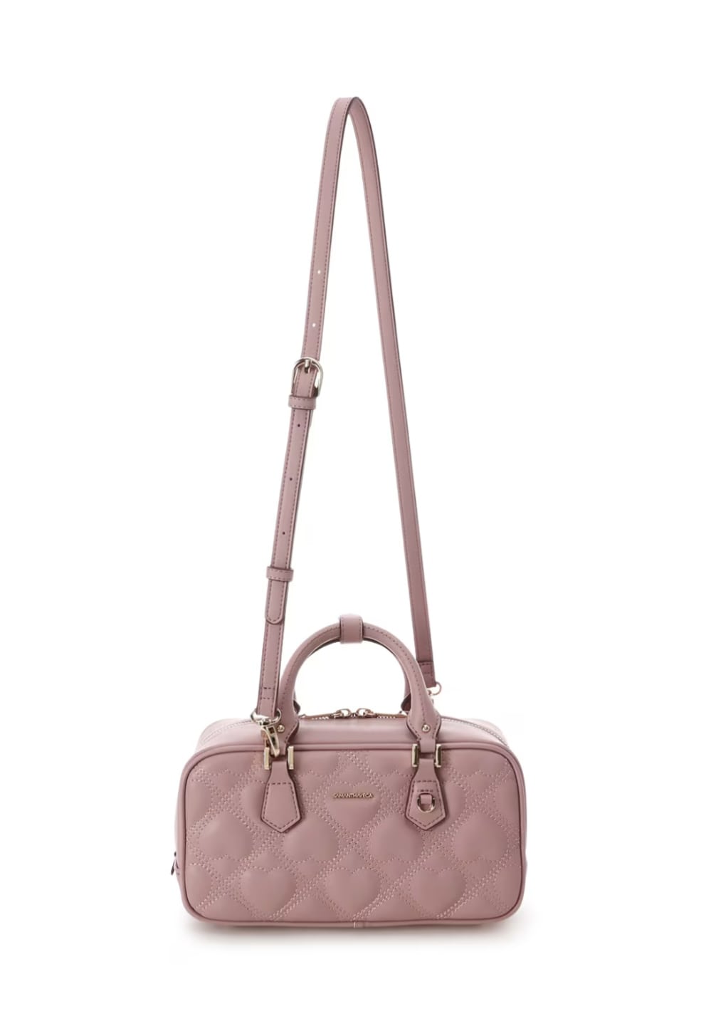 ハートキルトショルダーバッグ【ピンク】 ピンク