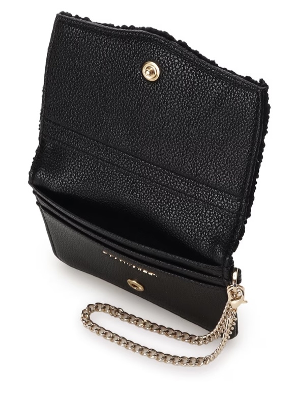 ソリッドリボンツイードパスケース【ブラック】 ブラック