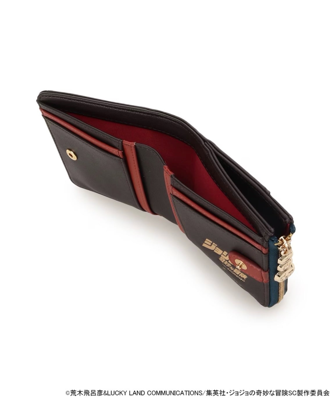 SAMANTHAVEGA×アニメ『ジョジョの奇妙な冒険 スターダストクルセイダース』　「モハメド・アヴドゥル」コレクション　折財布 ブラウン