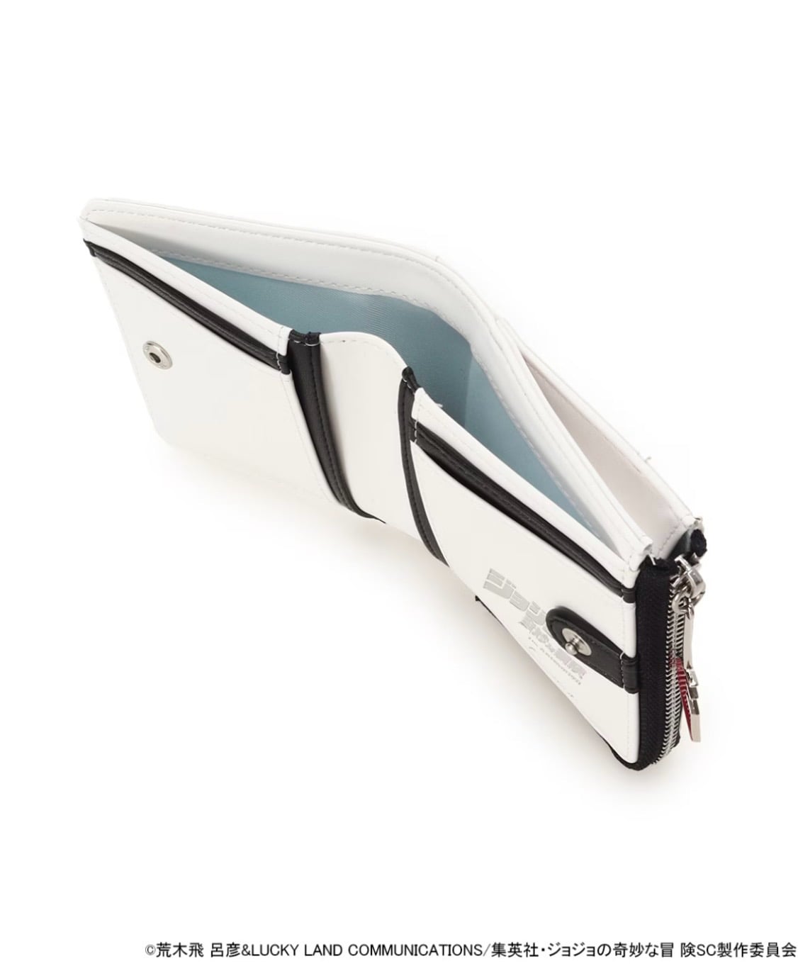 SAMANTHAVEGA×アニメ『ジョジョの奇妙な冒険 スターダストクルセイダース』　「ジャン・ピエール・ポルナレフ」コレクション　折財布 ホワイト