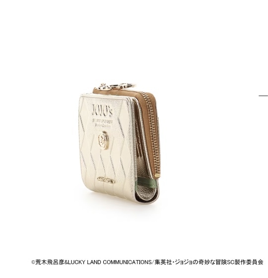 SAMANTHAVEGA×アニメ『ジョジョの奇妙な冒険 スターダストクルセイダース』　「DIO」コレクション 折財布 ゴールド