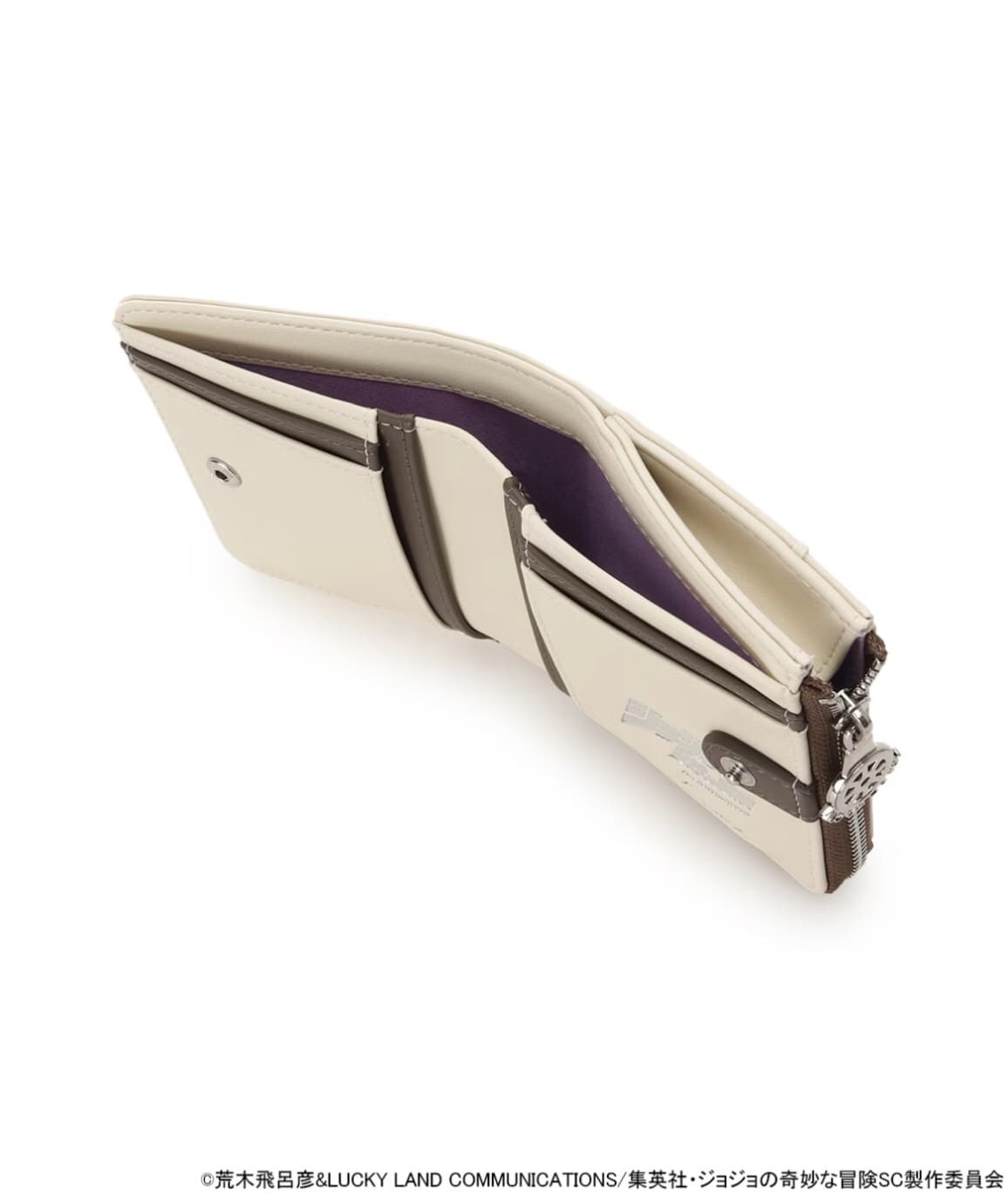 SAMANTHAVEGA×アニメ『ジョジョの奇妙な冒険 スターダストクルセイダース』　「ジョセフ・ジョースター」コレクション 折財布 オフホワイト