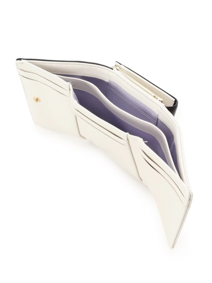 ジュエルリボン折財布【マルチカラー】 マルチカラー