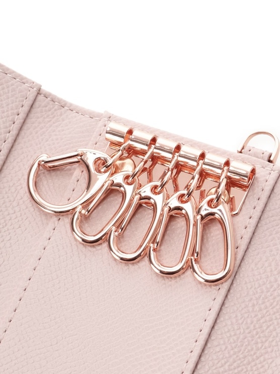 ジュエルリボンキーケース　【ピンク】 ピンク