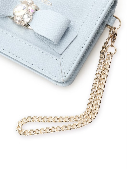 ジュエルリボンパスケース【ライトブルー】 ライトブルー