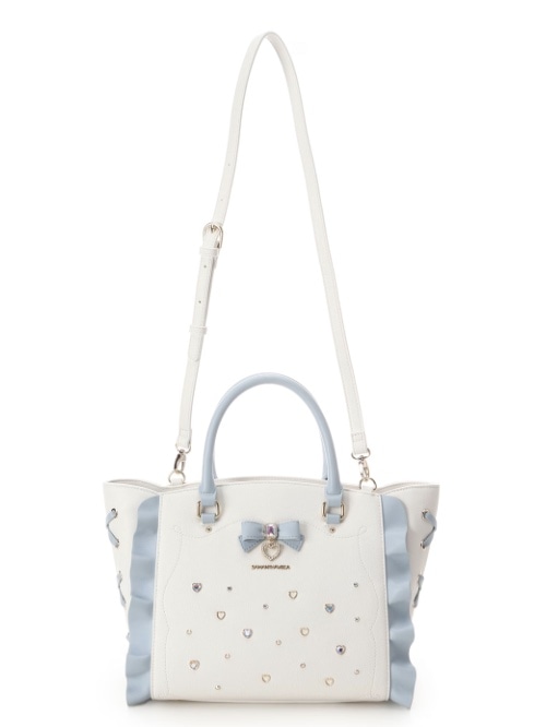 リボンジュエリーフラッター（小）【ライトブルー】 ライトブルー