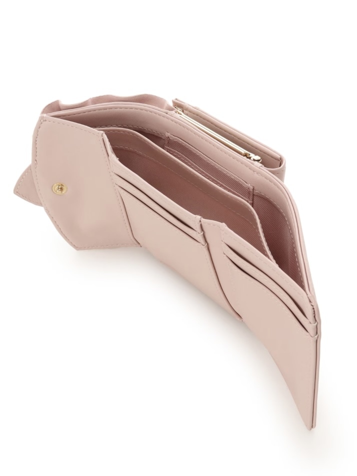 レースハートベルト折財布【ピンク】 ピンク