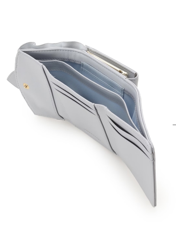 レースハートベルト折財布【ライトブルー】 ライトブルー