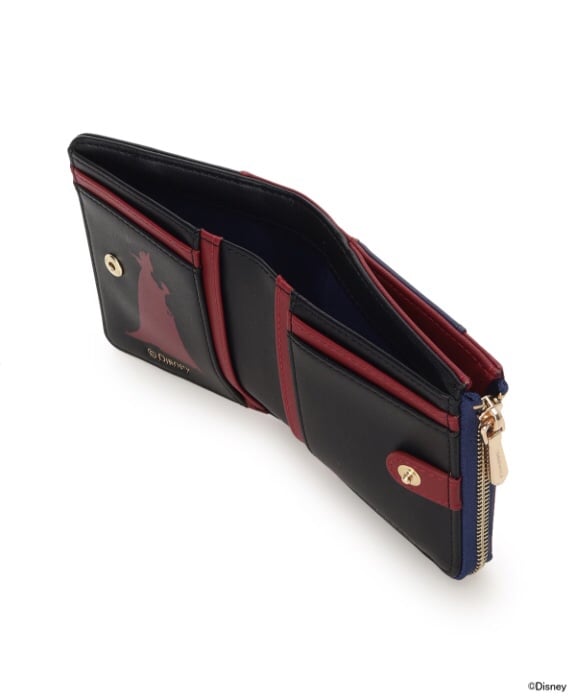 ディズニーヴィランズコレクション 「エヴィルクイーン」折財布 ブラック