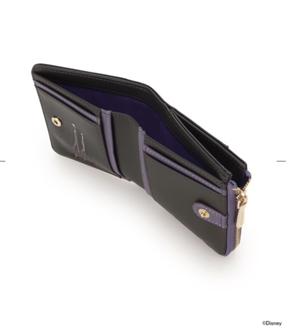 ディズニーヴィランズコレクション 「マレフィセント」 折財布 ブラック