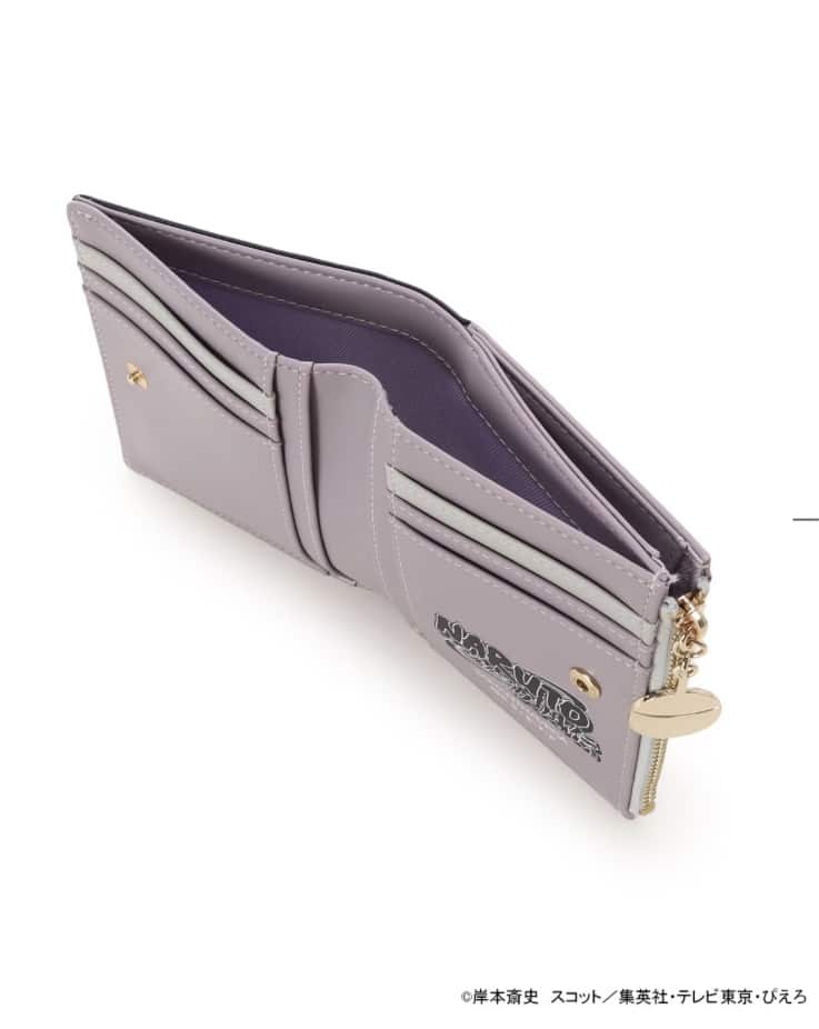 『NARUTO-ナルト- 疾風伝』コラボコレクション「うちはサスケ折財布【ネイビー】 ネイビー