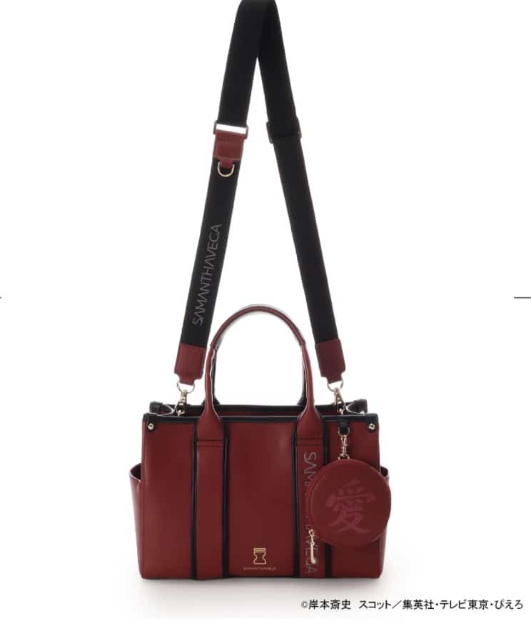 『NARUTO-ナルト- 疾風伝』コラボコレクション「我愛羅」 ハンドバッグ【レッド】 レッド