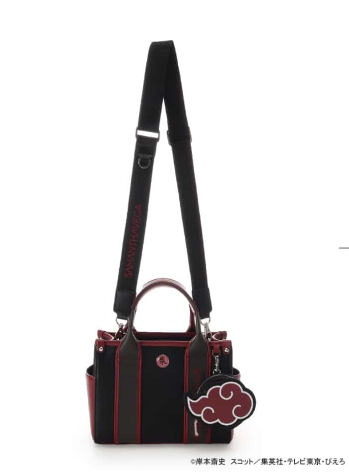 『NARUTO-ナルト- 疾風伝』コラボコレクション「うちはイタチ」 ハンドバッグ【ブラック】 ブラック