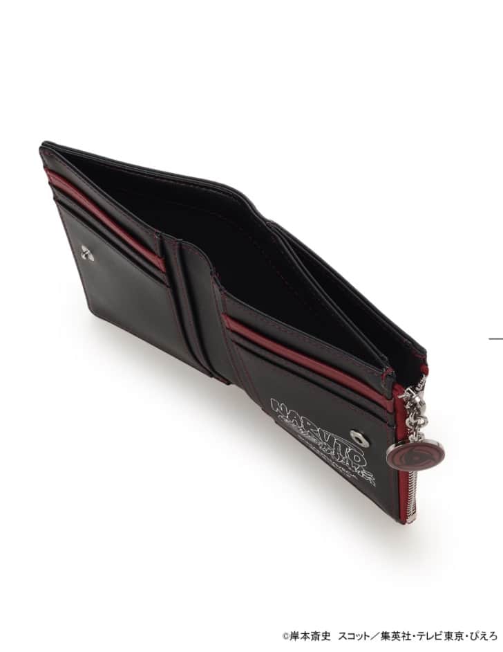 『NARUTO-ナルト- 疾風伝』コラボコレクション「うちはイタチ」折財布【ブラック】 ブラック