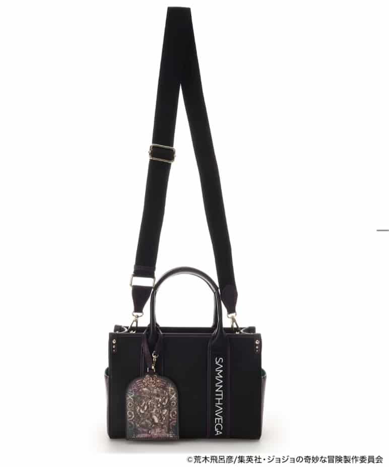 アニメ『ジョジョの奇妙な冒険 戦闘潮流』「カーズ」コラボコレクション　ハンドバッグ　【ブラック】 ブラック