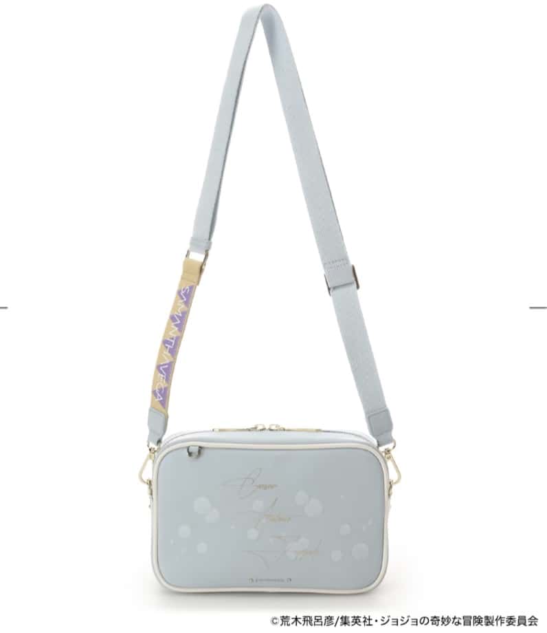 アニメ『ジョジョの奇妙な冒険 戦闘潮流』「シーザー・A・ツェペリ」コラボコレクション　ショルダーバッグ　【ピンク】 ピンク