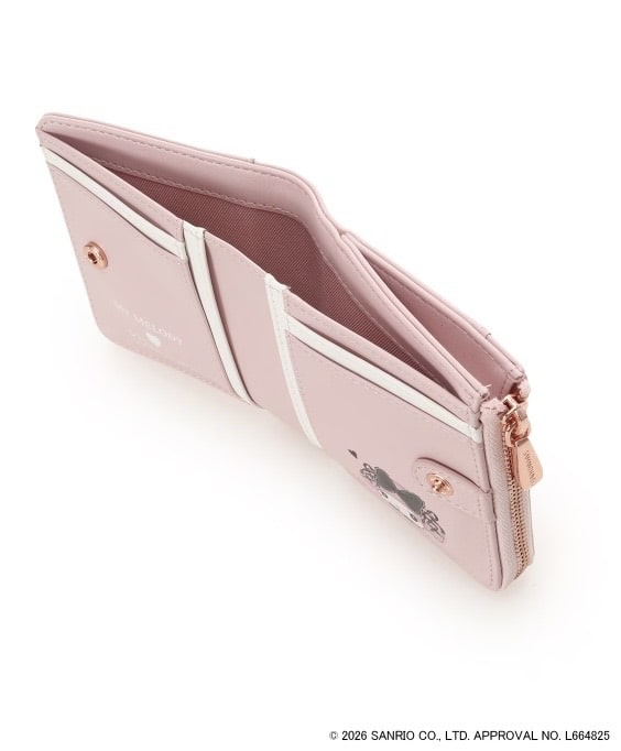 「マイメロディ＆クロミ」コレクション　「マイメロディ」折財布 ピンク