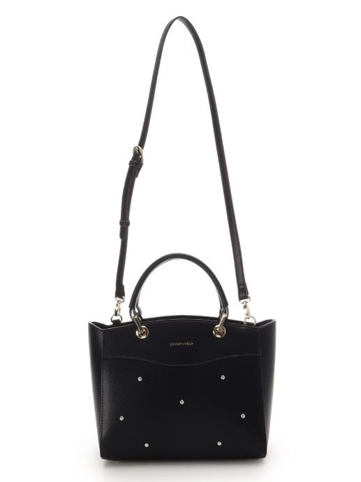 ストロベリーモチーフハンドバッグ【ブラック】 ブラック