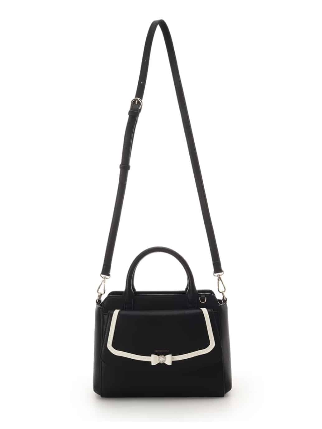 プチリボンハンドバッグ【ブラック】 ブラック