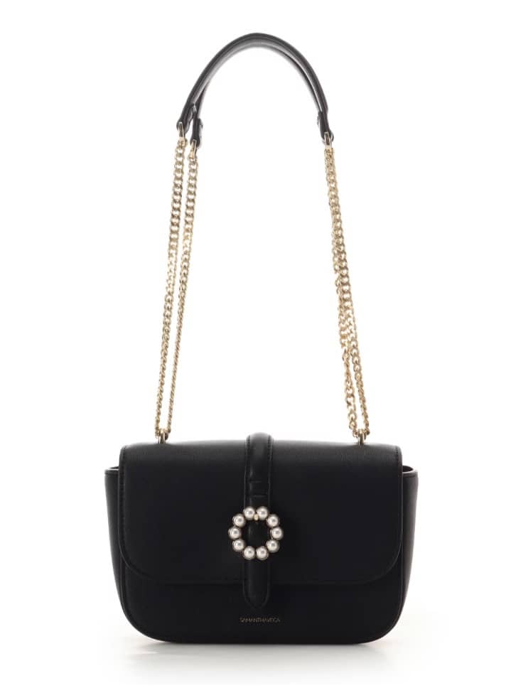 サークルパールショルダーバッグ【ブラック】 ブラック