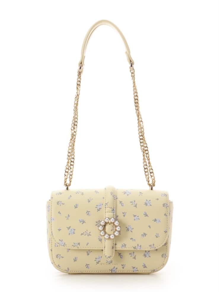 サークルパールショルダーバッグ【イエロー】 イエロー