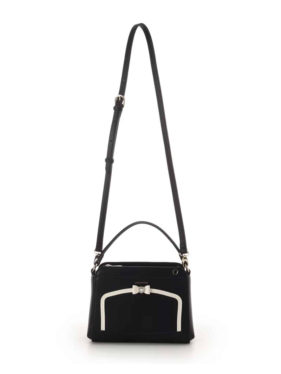 プチリボンショルダーバッグ【ブラック】 ブラック