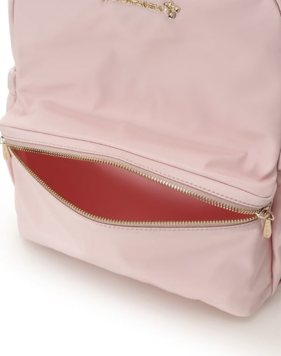 アクセントビジューリュック【ピンク】 ピンク